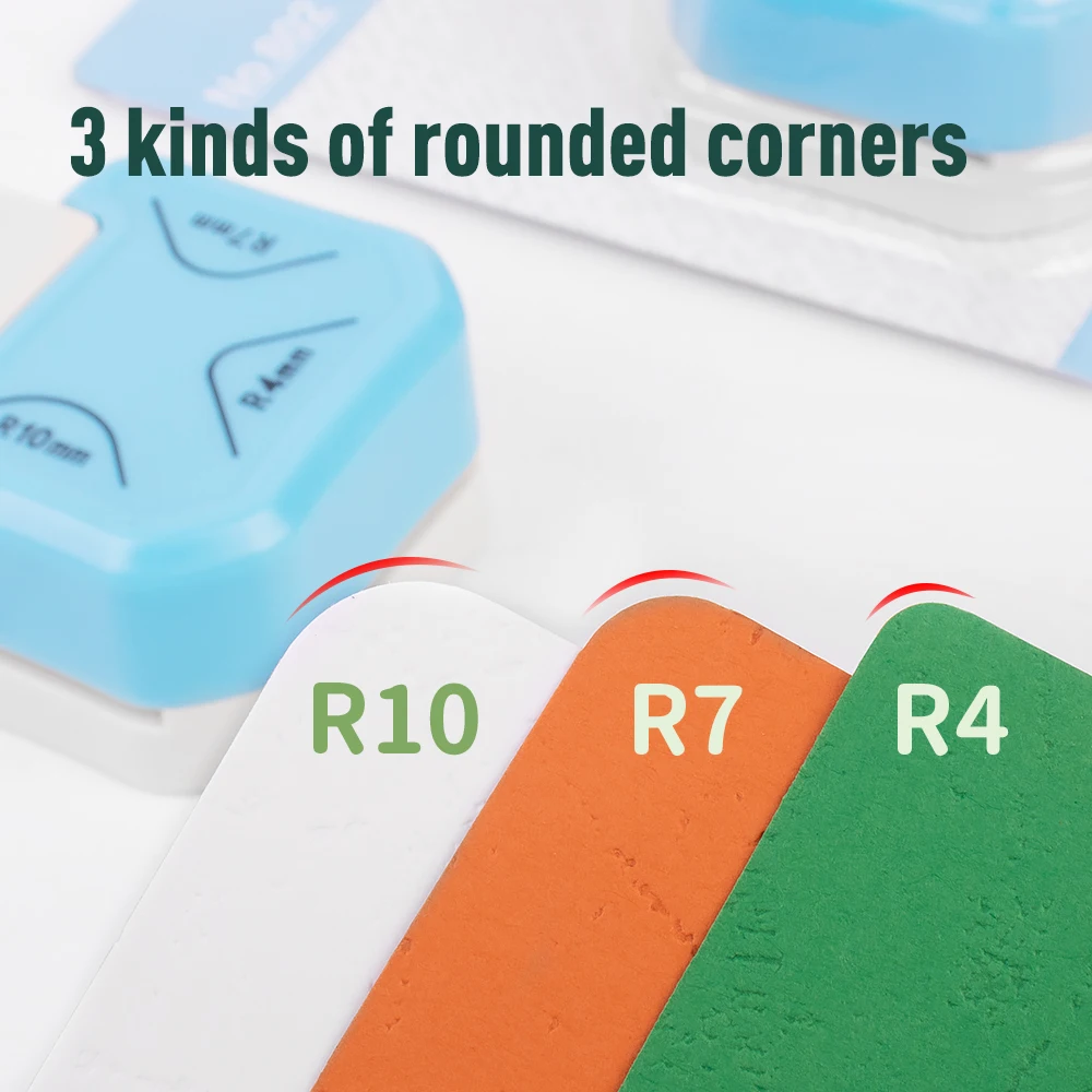 Mini Paper Corner Hole Punch 3 in 1 Corner Rounder Punch for DIY Using