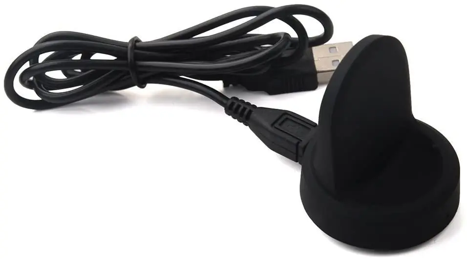 For Samsung Gear S3 Charger, Qi Charging Dock for Samsung Gear S3 Classic/Frontier Smartwatch (Black)