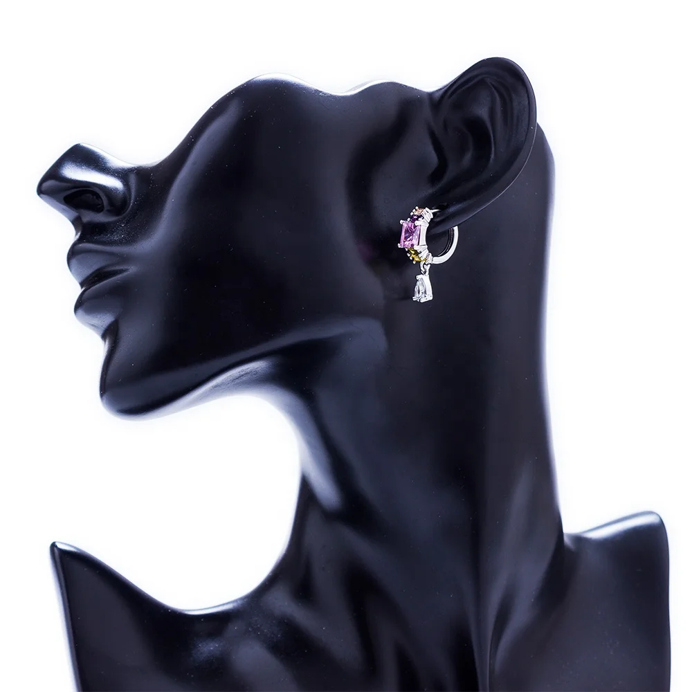 2019 Trend Cheap Chinese 14K Gold Zircon Fashion women Huggie Earring jewelry