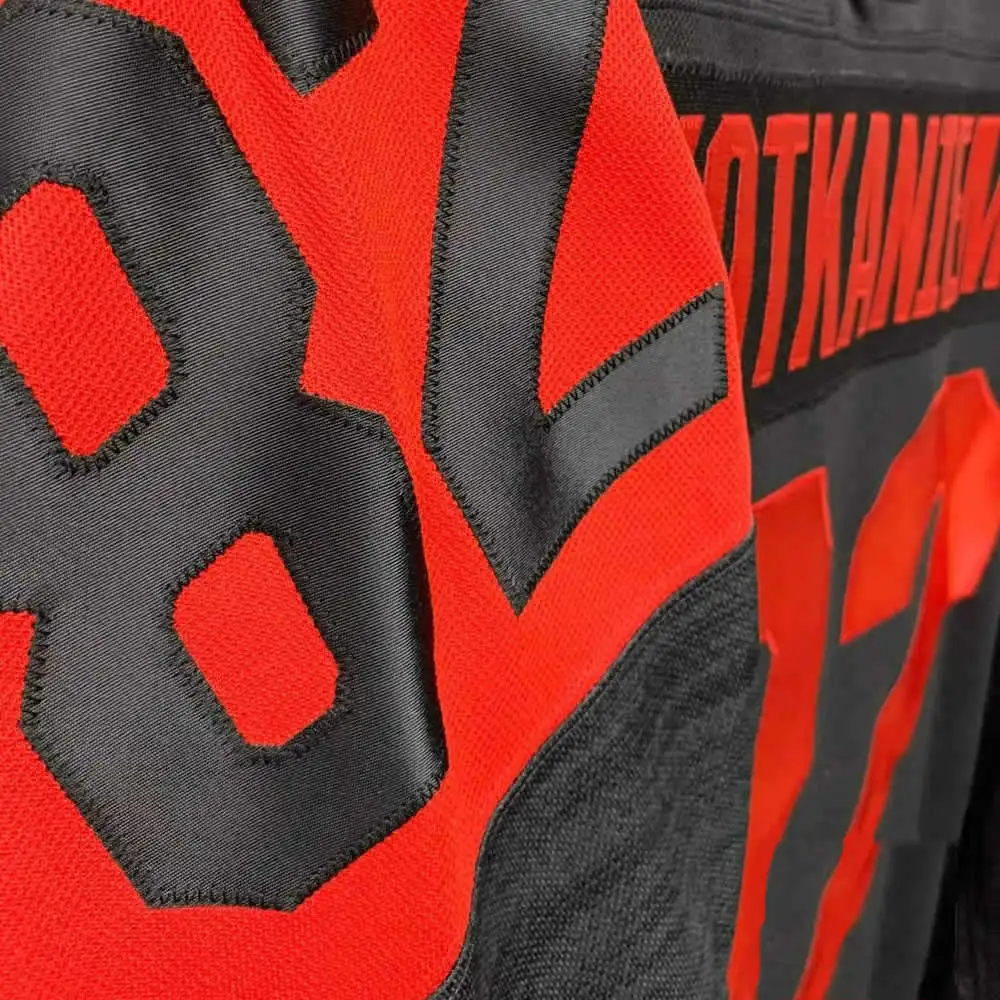 Factory Directly Sell  HotMelt Adhesive Backing  Team Colors Poly Twill  Embroidery  Applique  Tackle Twill for Sports  Jersey