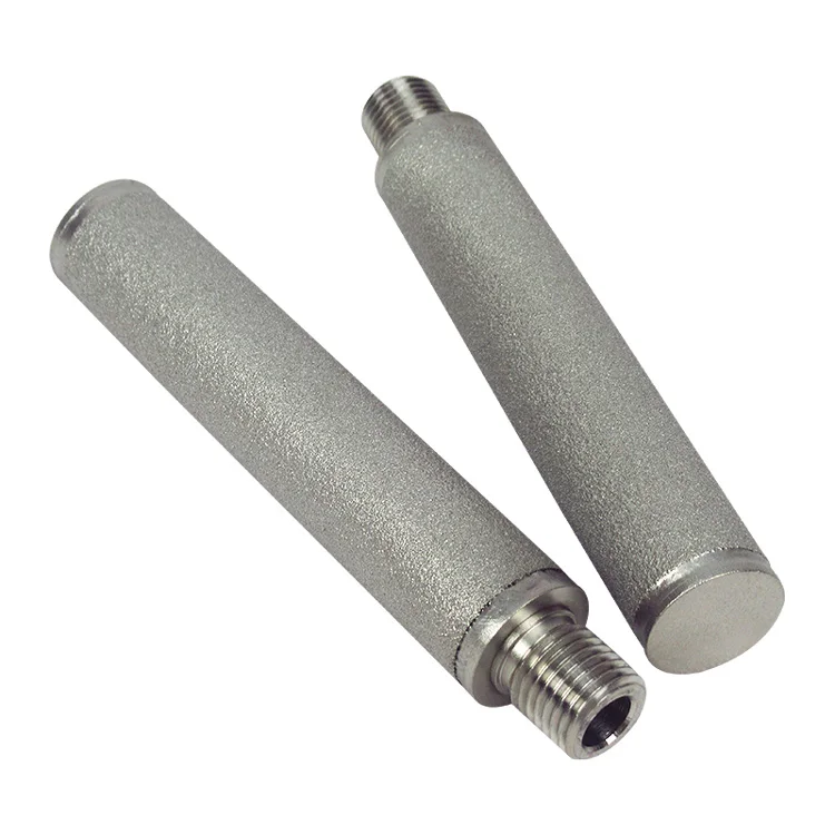 Factory Direct Sale Customized Stainless Steel 310s Powder Sintering Filter 19*100 Sinter Filter with 14x1.5 Male Thread