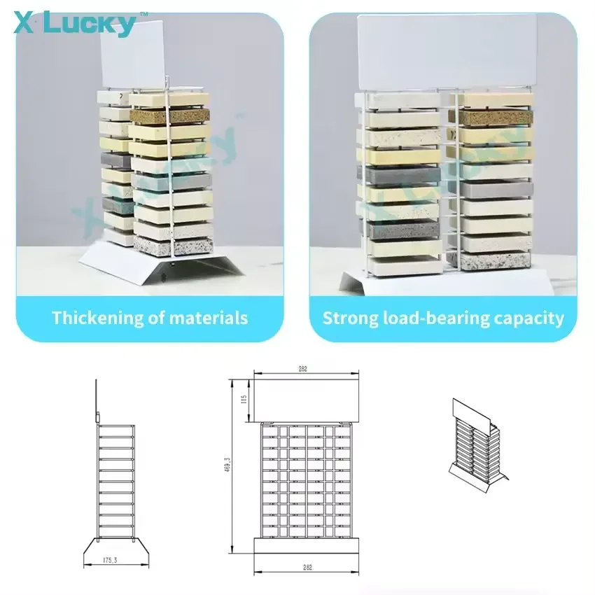 Wholesale custom quartz slab stone desk table marble display rack granite display rack table stone display rack