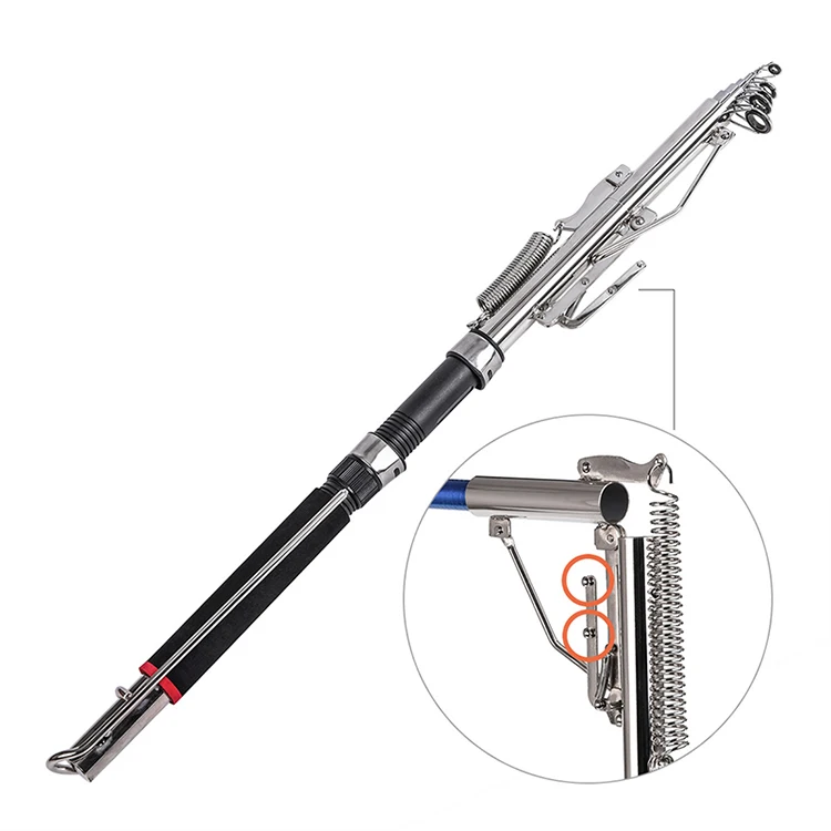 OEM Fishing Equipment 2.1m 2.4m 2.7m Automatic Telescopic Fishing Rod for Carp Fishing  NT0411