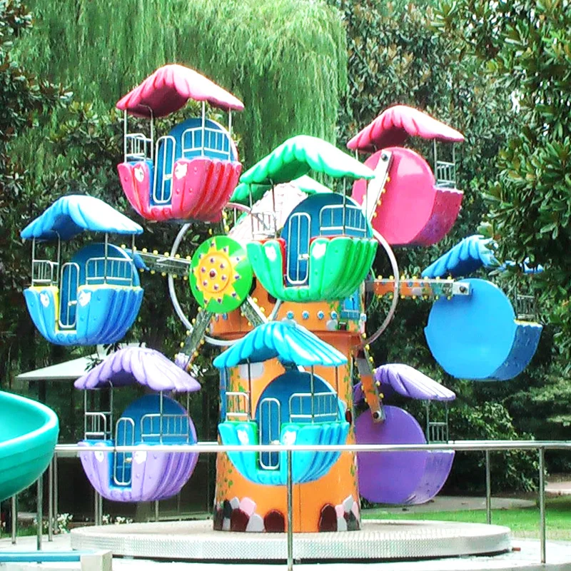 city park amusement rides double sided mini ferris wheel ride for sale