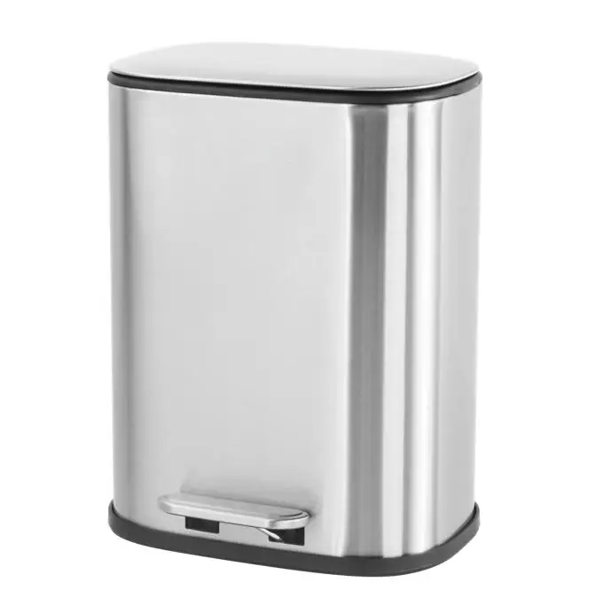 stainless steel trash can 5L smart office kitchen bathroom waste bin