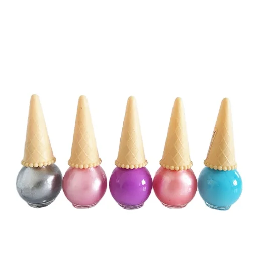 OEM Garson Ice-cream Cone Shape Miss Candy Color Long Lasting Nature Nail Polish