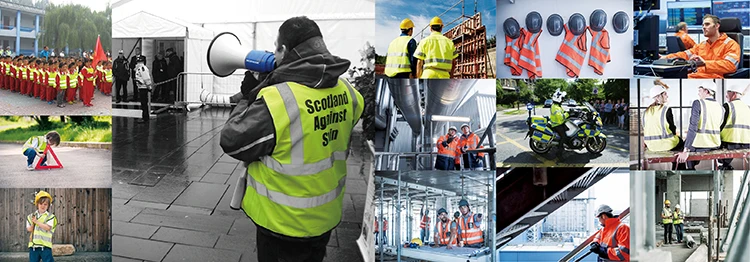 LED outdoor waterproof USB rechargeable running safety vest warning night running light vest wearable flashlight