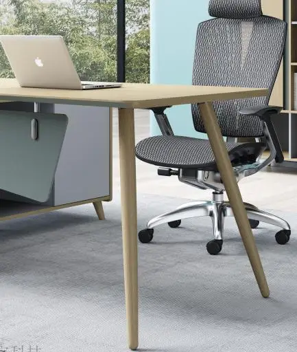 Высококачественный современный менеджер МДФ исполнительный эргономичный офисный персонал рабочая мебель стол для рабочего места