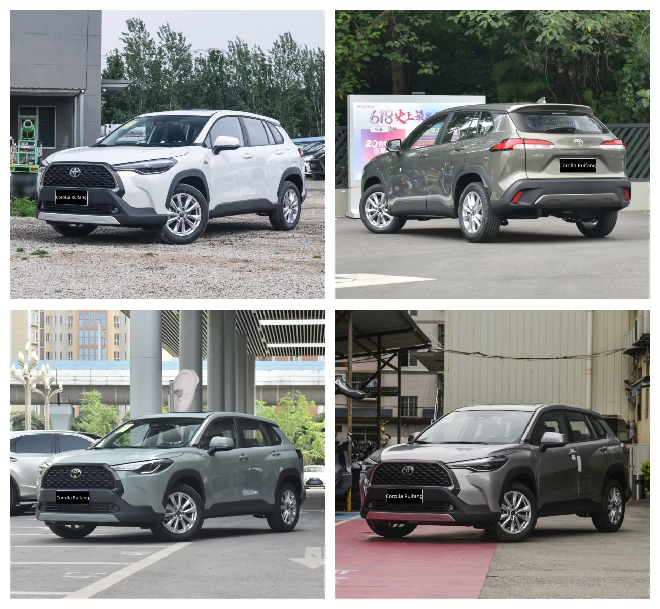 XIANFENG Corolla крест 2023 FFW новый автомобиль Подержанный Tayota SUV 5 мест светодиодная камера 10 Электрический 2.0L 10CVT 171ps ткань ACC автоматическая