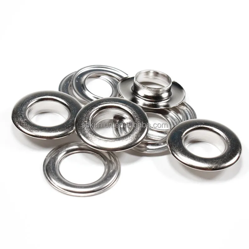 12mm 23mm china factory wholesale  standard  size aluminum  tarpaulin reinforced eyelets