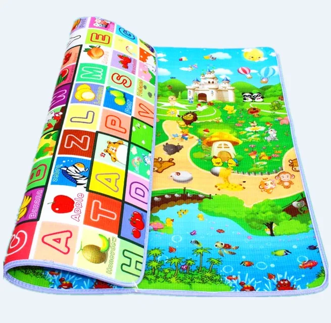 Lovely girl design baby play mat for children game