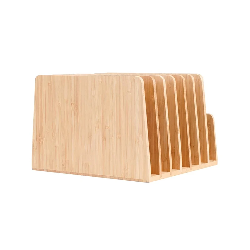 Custom Bamboo Mail Sorter Organizer Multifunctional Other for file Home Office Bamboo Desk Organizer