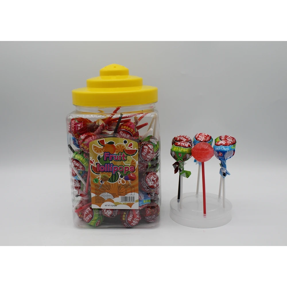 Hot Selling Fruit Flavor Hard Stick Confectionery Wholesale High-Quality Custom Lollipop Candy For Sweets
