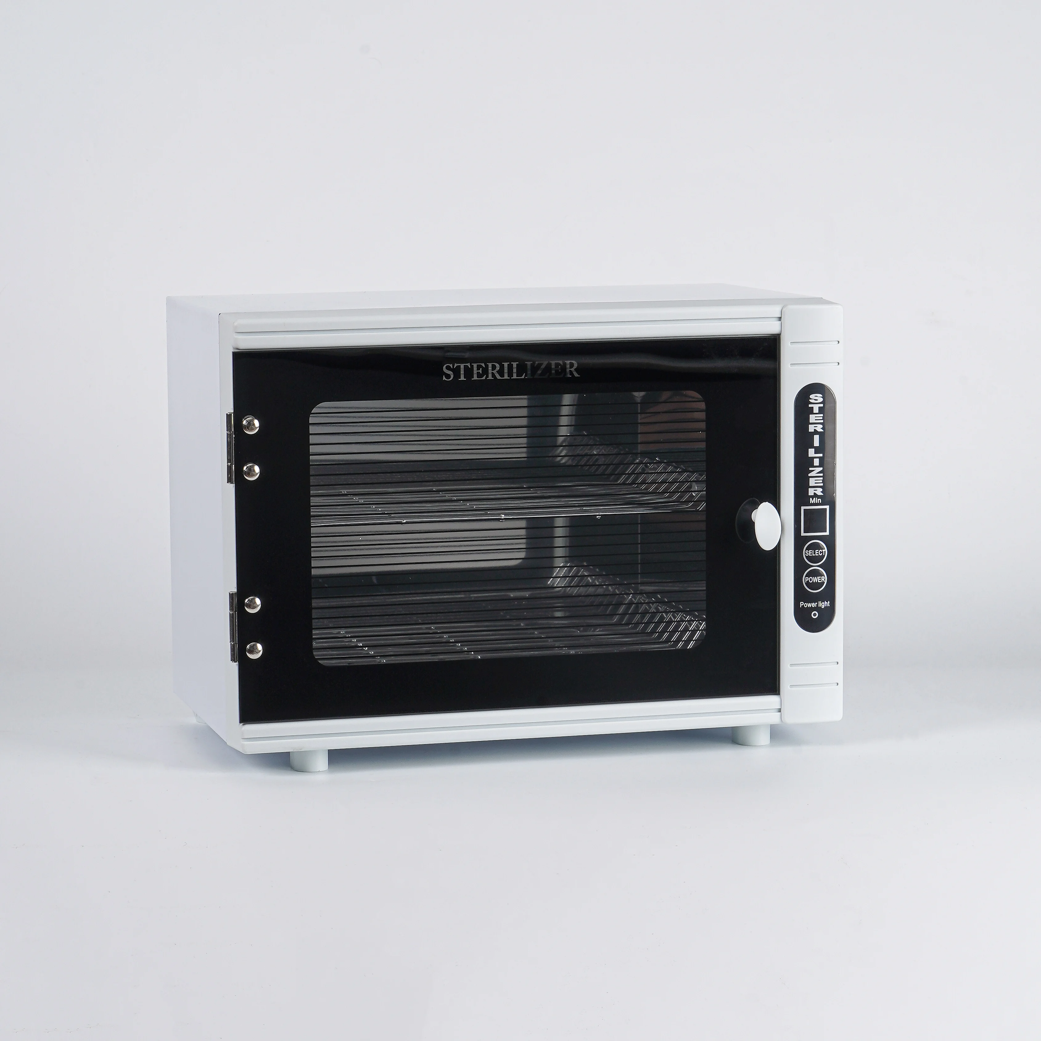 Stainless Steel Beauty Salon Disinfection Cabinet Tool Sterilizer & Storage Box for Personal Care & Instruments