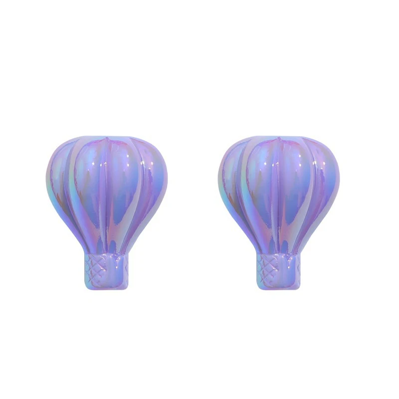 Wholesale 25*30mm customize designs hand painted donut UV printing bubblegum balloon design acrylic beads for diy jewelry making