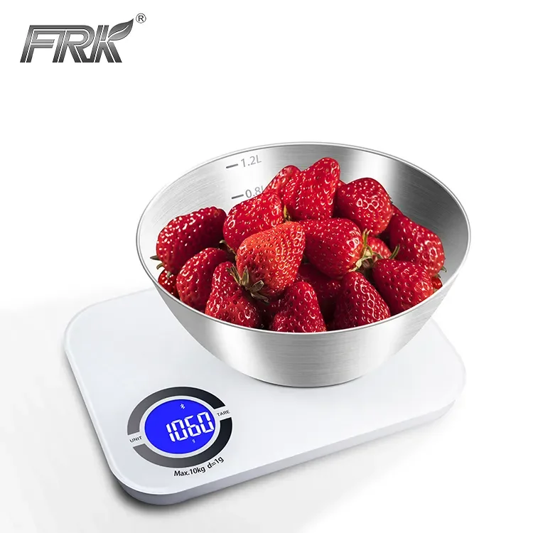 Customized 10kg Electronic Digital Food Weighing Kitchen Scale With Bowl
