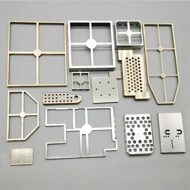 Precision Custom Stamping Metal SMD PCB RF EMI Shield Cover Shield Frame