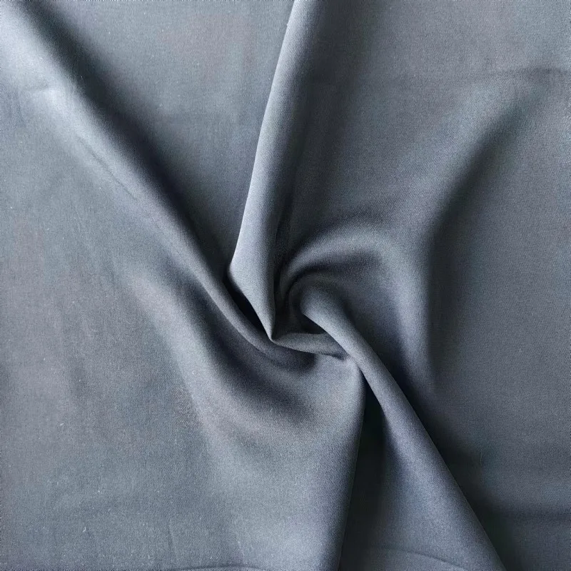 Plain dyed  silk double georgette fabric for shirt and dresses