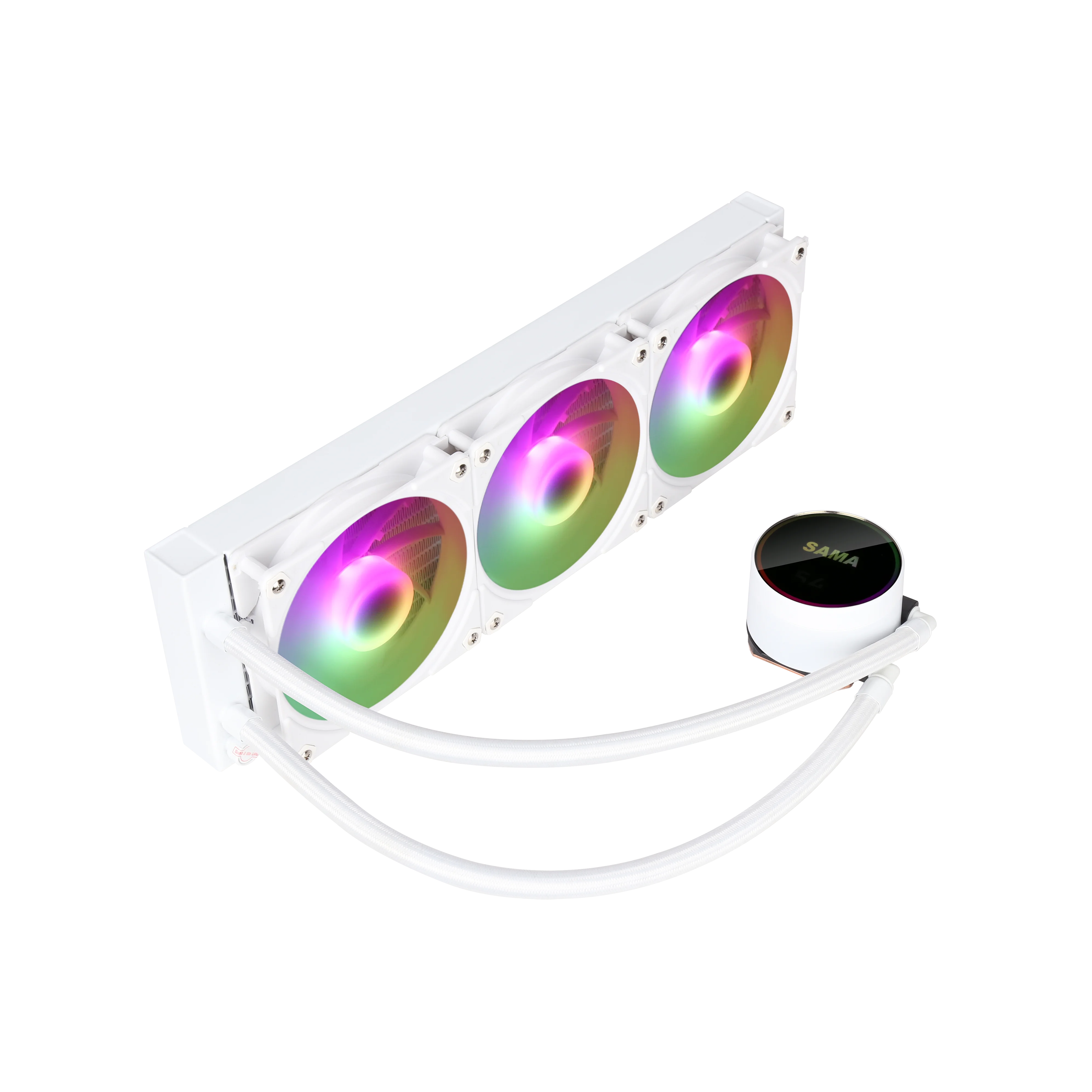 SMA display CPU core temperature intel cpu cooler liquid cooler 50000Hrs customizable logo OEM ODM cpu cooler