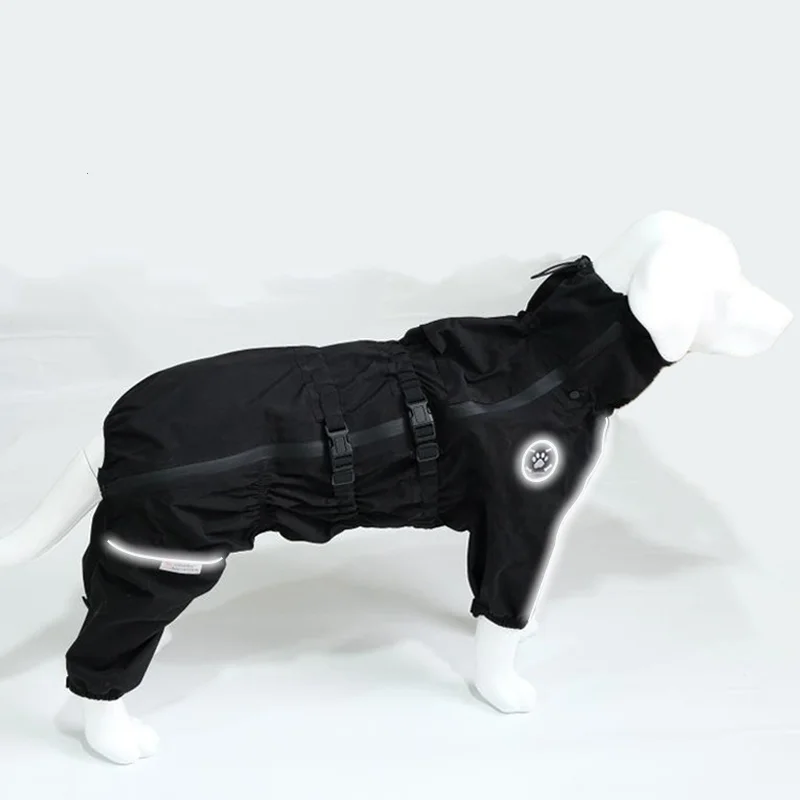 Wholesale Waterproof Pet Clothes Jacket Dog Body And Leg Raincoat Pet outdoor  Four-legged Clothes