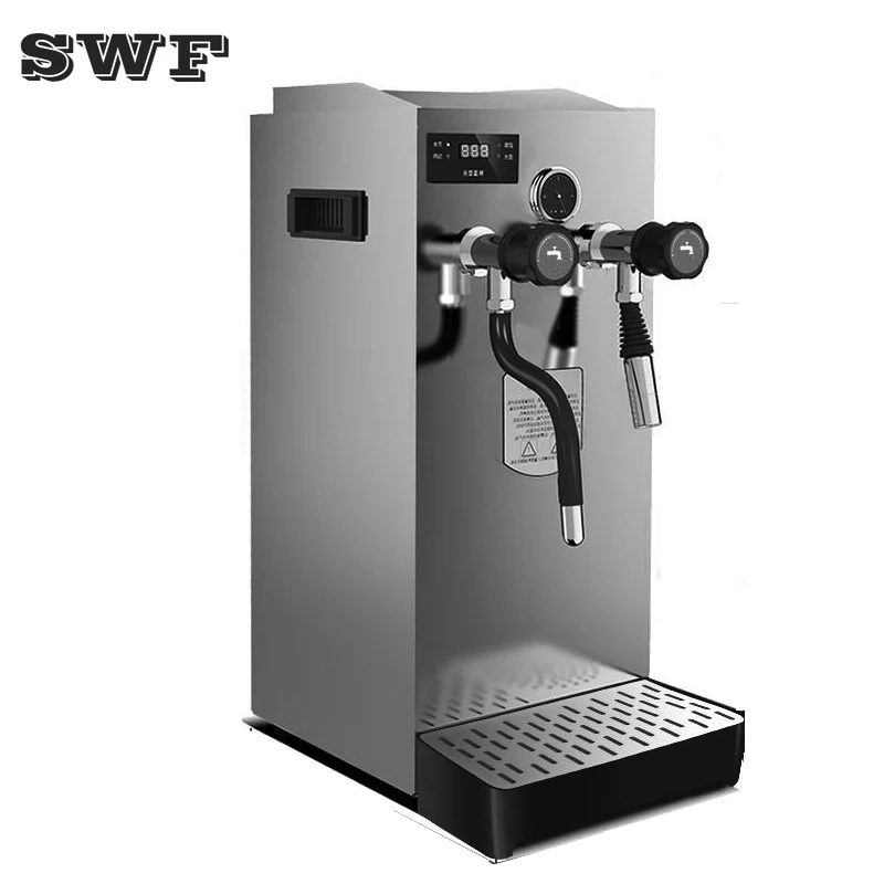 Commercial Milk Frother 220V 12L Milk Bubble Steam Boiling Water Frother Machine Multi-Purpose Electric Milk Foam Maker