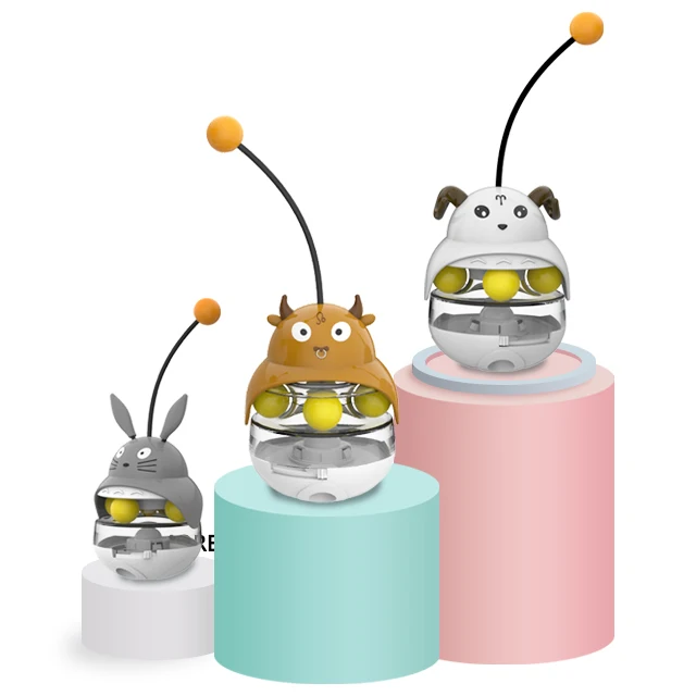 
Wholesale and customized popular cat toys Pet sports tools Food grade tumbler balanced cat toys 