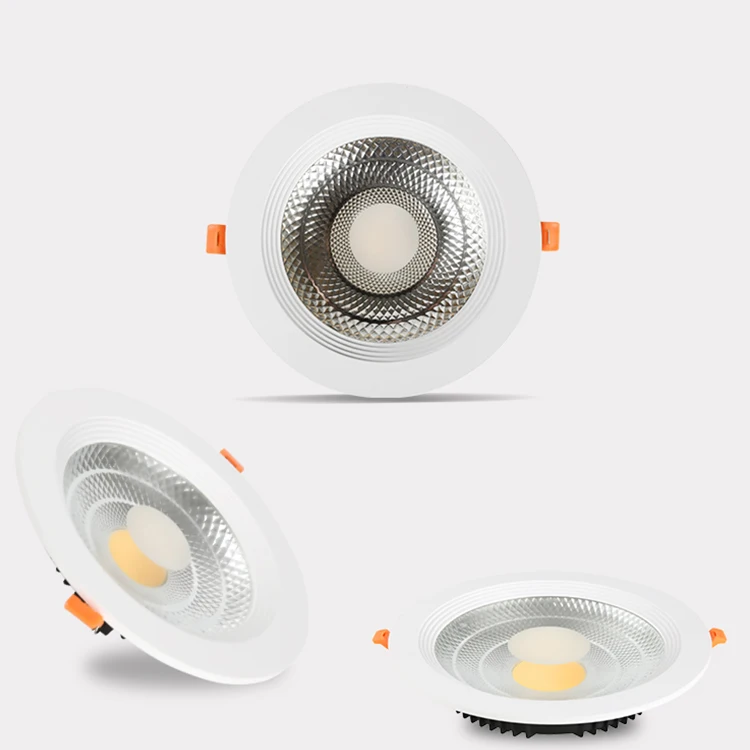 Customize High Quality hotel indoor lighting 5 7 12 18 25 30W cob round led downlight