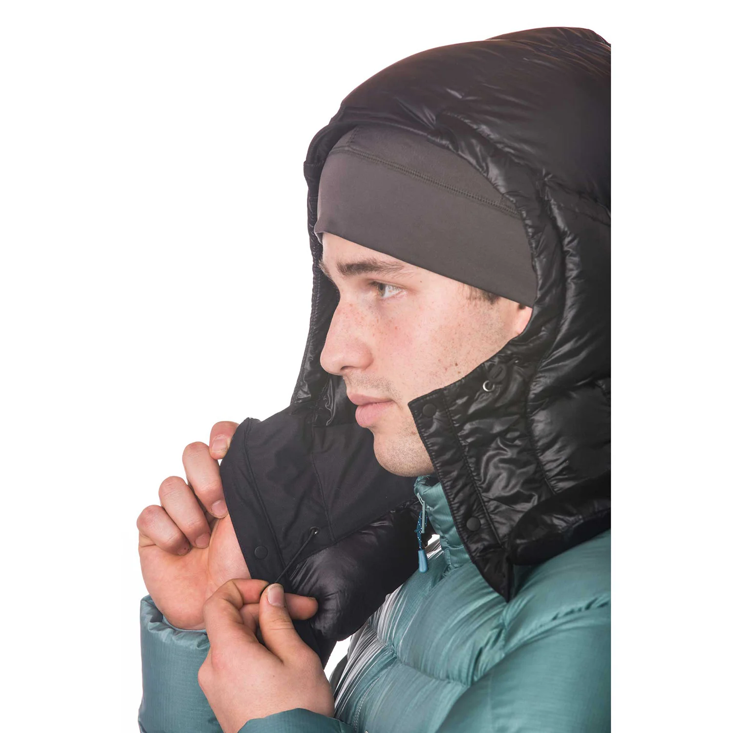 balaclava down winter hood Comfort Warm Unisex Duck Down Hat  For Outdoor Hiking ski  balaclava