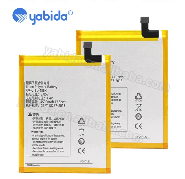 High Capacity Replacement Original Mobile Phone Battery  BL-45BX 3.85V 4500mAh For Infinix X601