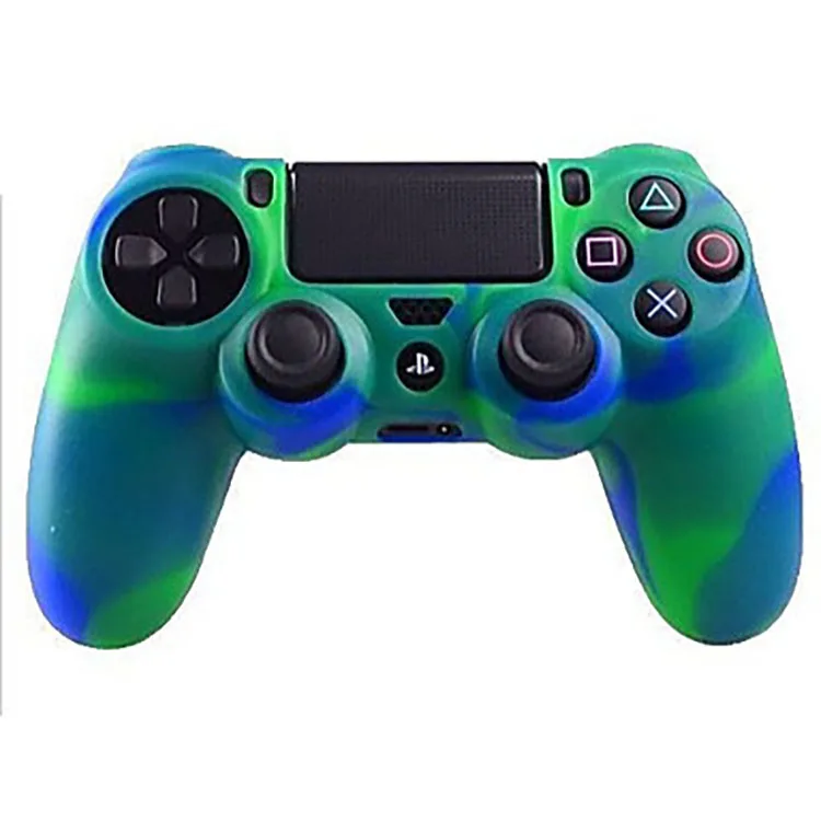 Для PS4 геймпад анти-скольжения контроллер кожного покрова защитный Camo резиновый силиконовый чехол-бампер чехол для Sony Playstation 4 игровой коврик
