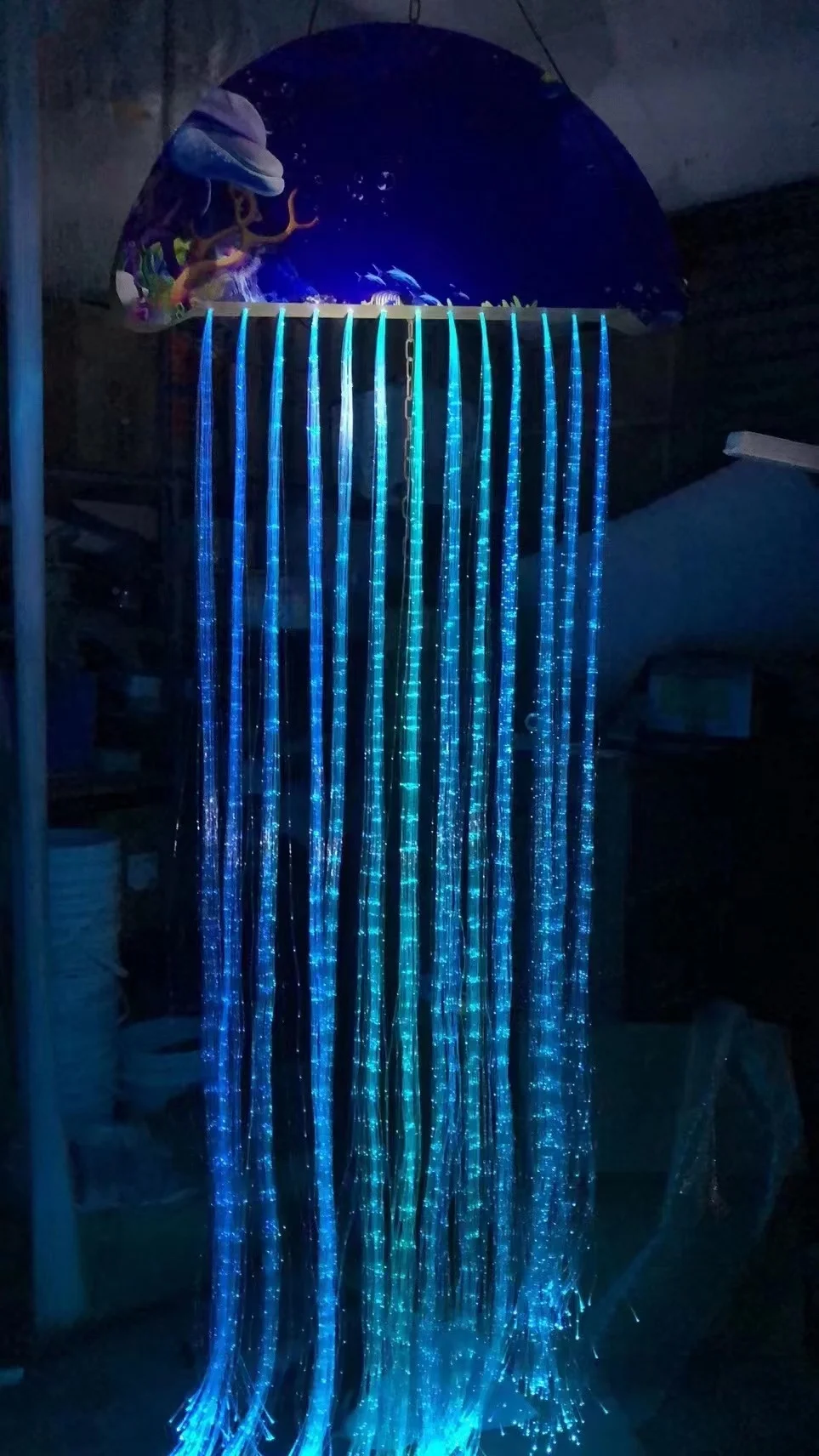 Светящиеся волоконно-оптические нити