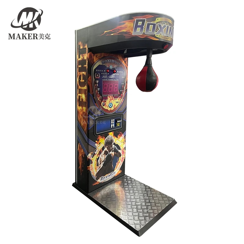 New Coin Operated Electronic Boxing Machine Indoor Kicking And Punching Boxing Arcade Sport Game Machine
