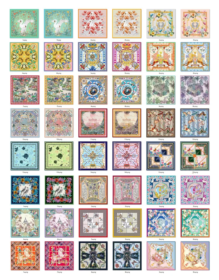 Hijab Silk 100% Digital Print Manufacturers Scarf