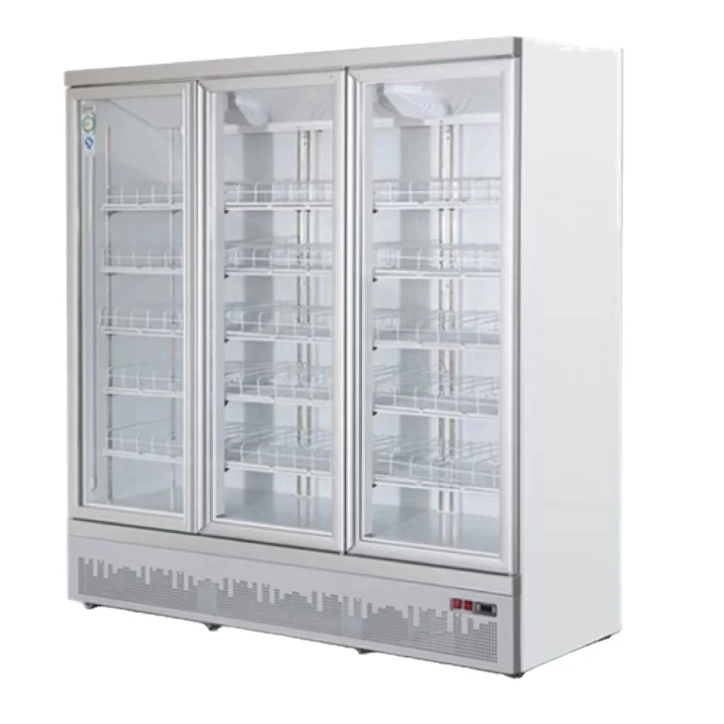 Frost-Free Vertical Large-Capacity Under unit convenience cabinet air cooling upright Freezer Ice Cream Vertical Deep Freezer