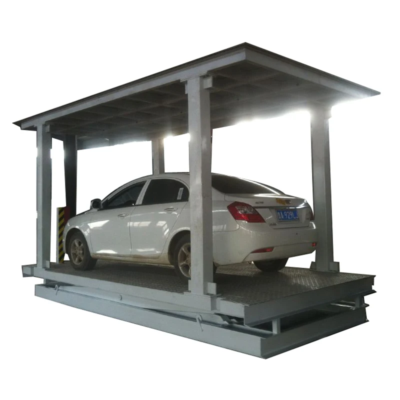 Hydraulic scissor car lift platform use for car parking and storage