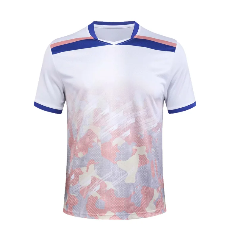 Kids Custom Short Sleeves Men Sports Tennis Wear Printed Shirt Quick Dry Tennis Jersey Set