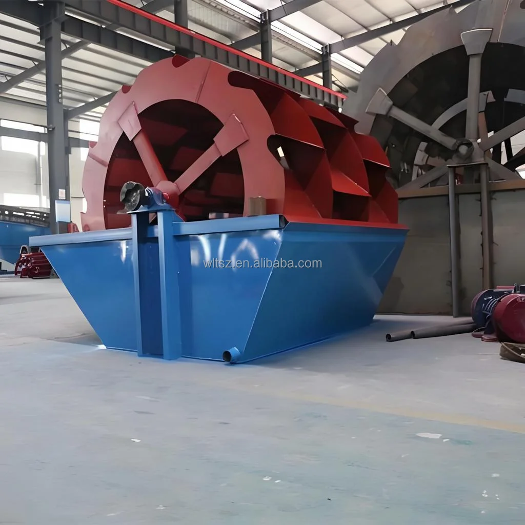 FETECH XS series Professional manufacturer Low Cost Low Power Consumptiom bucket Wheel Sand Washer Washing Machine