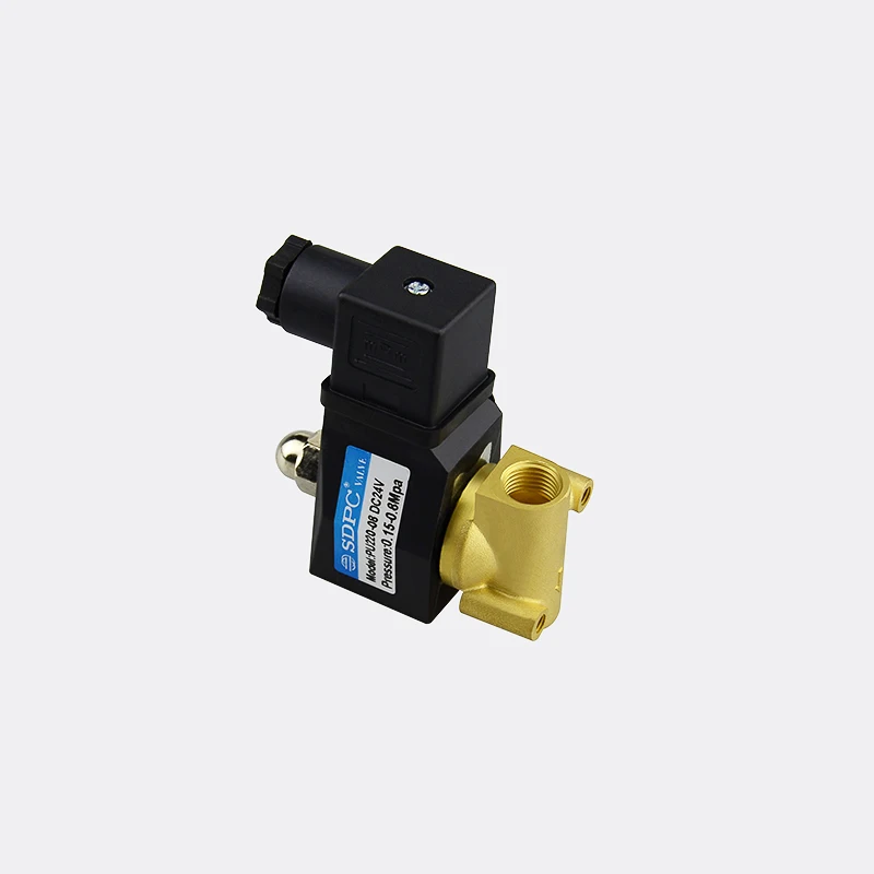 Hydraulic Electric 2 Position 2 Way DC24V Brass Solenoid Valve For Water
