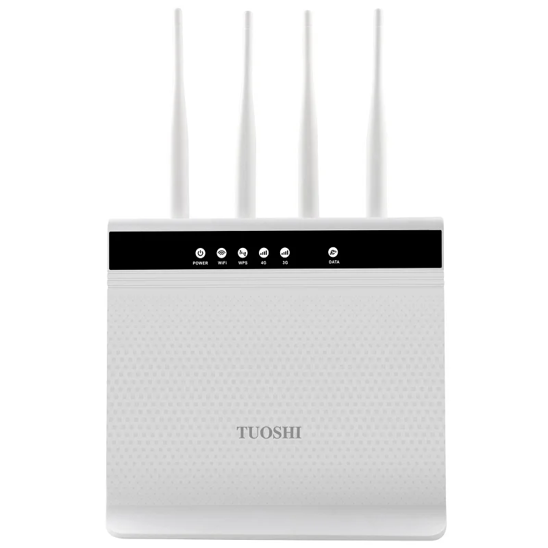4G Wifi Routers Band Lock Dual Band 2.4G 5.8GHz Router with LAN SIM Card 4 antennas Wireless LTE Router