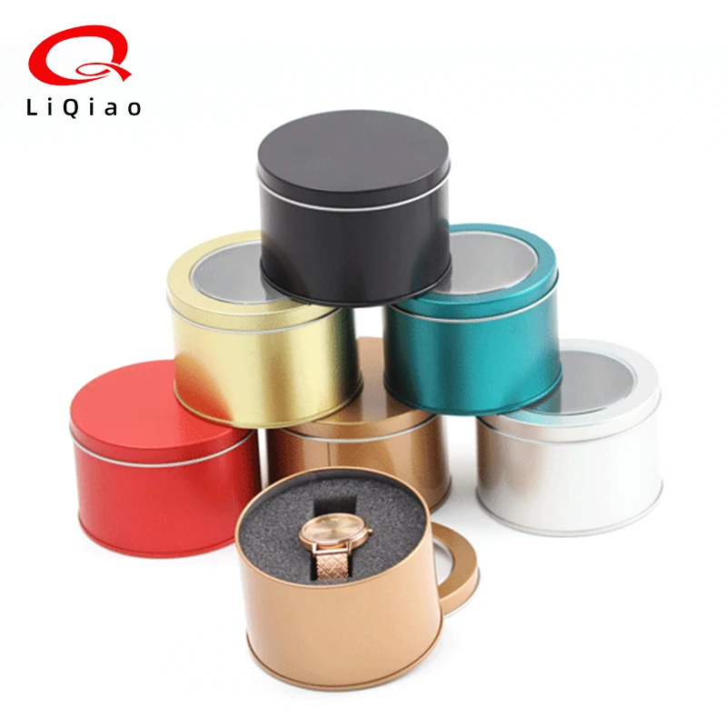 Manufacturer Custom Christmas Gift Tin Box 90*60 mm Biscuit Metal Box Coffee Beans Box