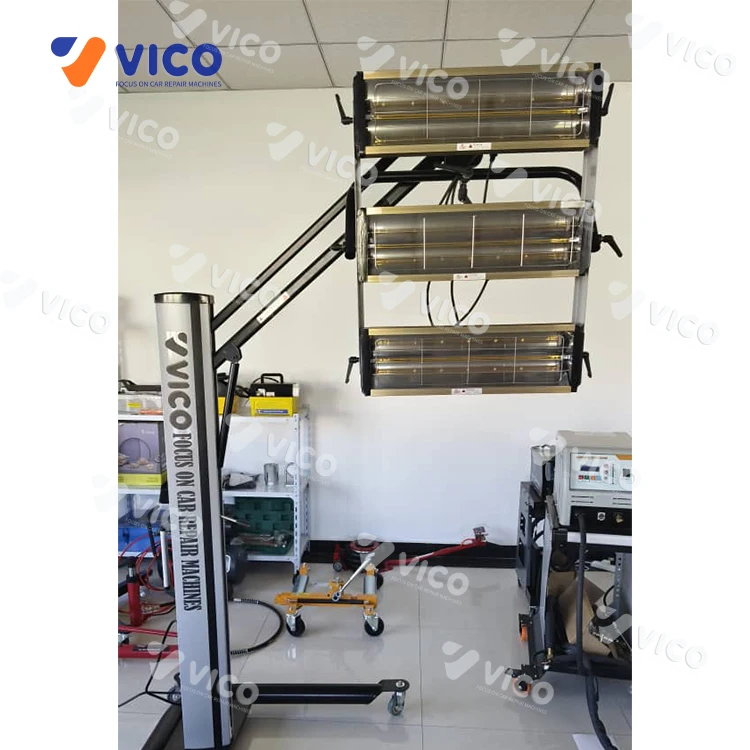 Лампа для отверждения Vico/с тремя головками # VBL-3D-A инфракрасная лампа краски автомобильные тепловые лампы нагревателя