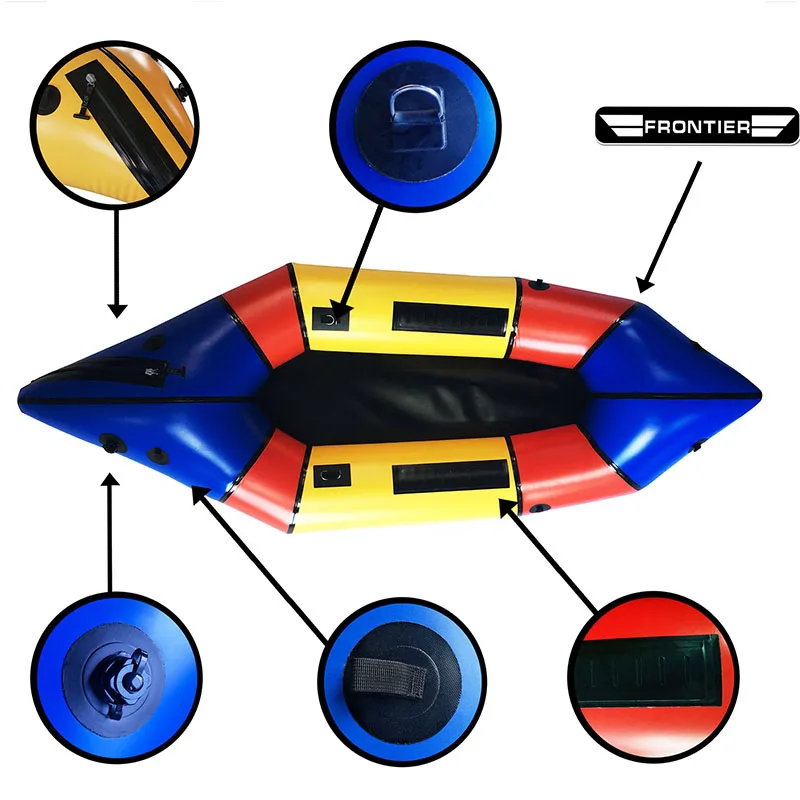 Frontier Packraft Self Bailer надувной TPU ультралегкий Paddle Каяк Лодка