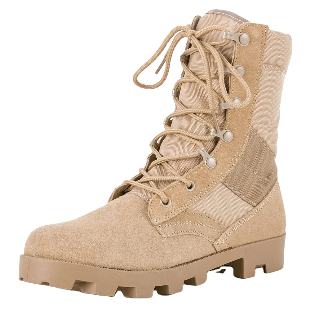 Wholesale High Quality Breathable Cheap Desert Military Tactical Bota Army Boots Safety Shoes For Men ready to ship from china