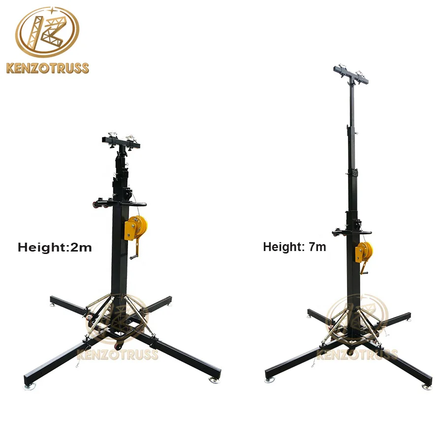 Aluminum Adjustable Height Speaker Stand DJ Lighting Stand Trusses for Events