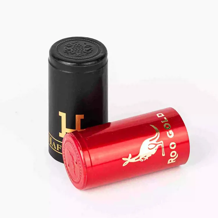 China Supplier Packaging Customized PVC Sleeve Aluminum Shrink Capsules  for Whiskey Rum Gin Wine