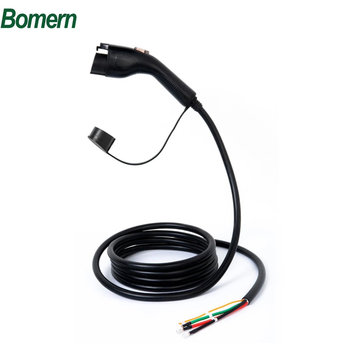 EV type 1 to Open cable  50A 110-240V  US Standard SAE J1772 Type 1 single phase connectors with cable