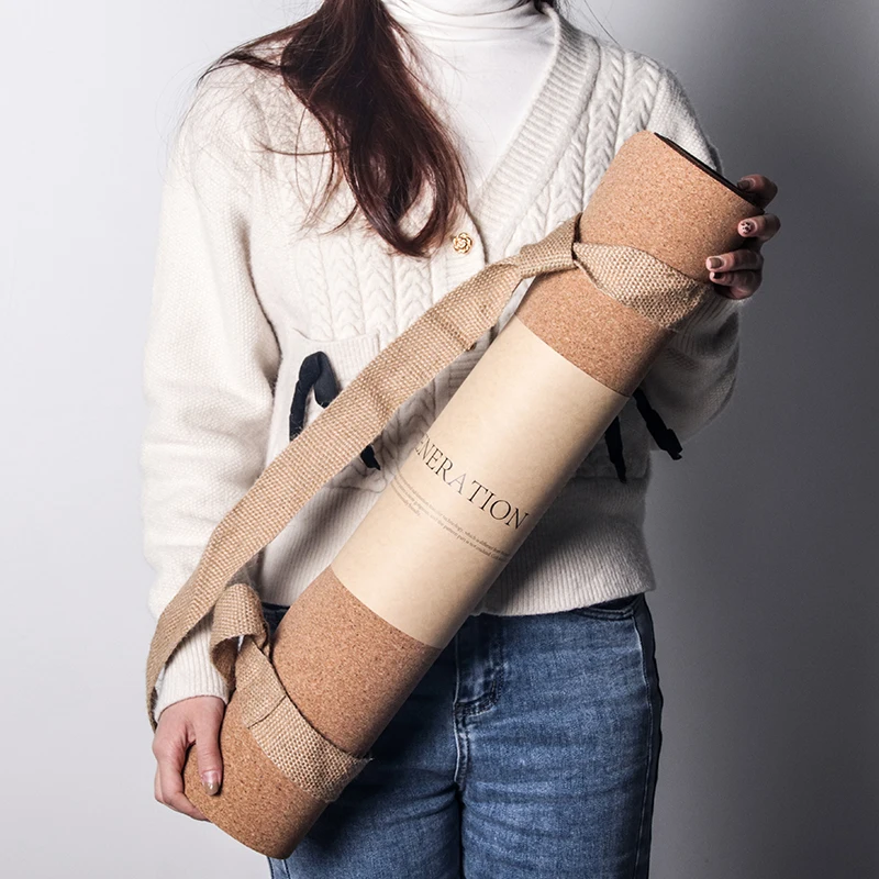 Various materials customized Eco Friendly wooden Yoga Mat fitness exercise yogamat cork yoga sports mat