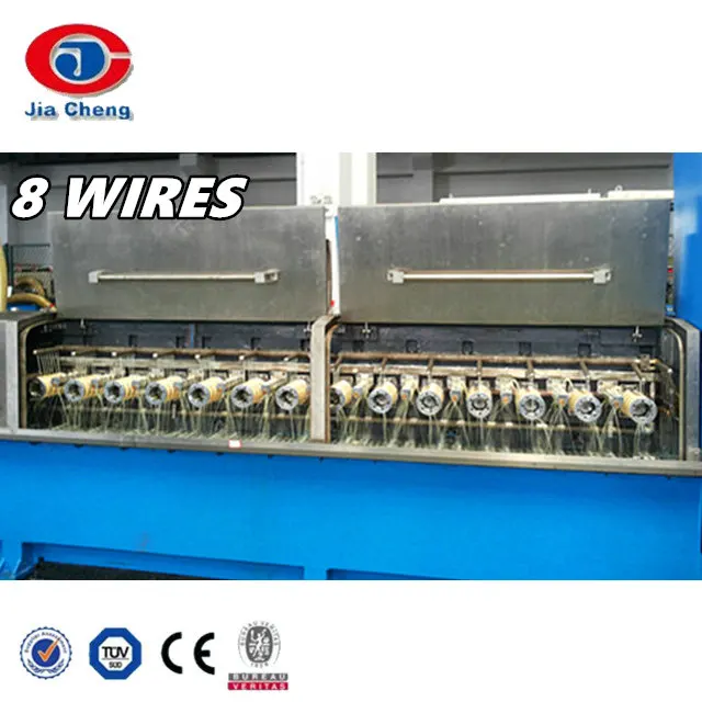JIACHENG Multi-wire Drawing Machine with Annealer, Multi Copper Wire( 8 Wires) Drawing Machine Manufacturer