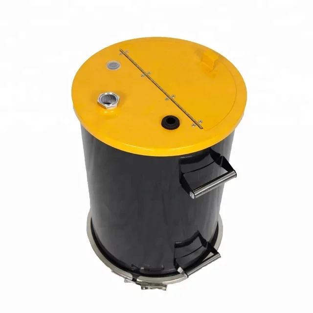 Electrostatic Powder Coating Fluidizing  Container  Powder Hopper Powder Tank For Coating Machine