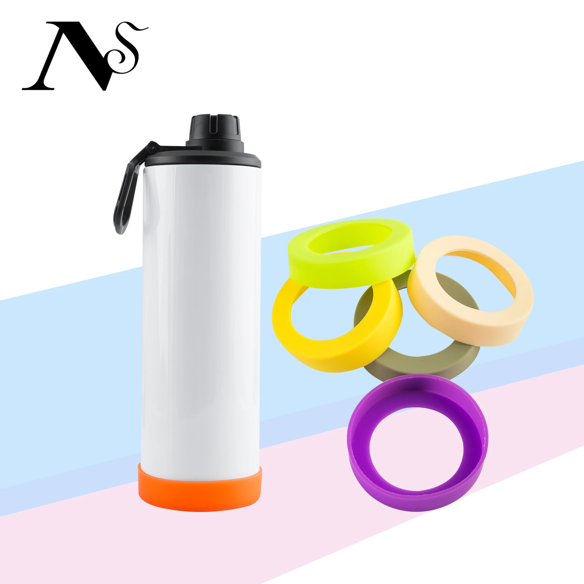 USA Warehouse Skinny Cup Tumblers Rubber Bottom 75mm Silicone Bumpers Silica Gel Cover Silicone Bottom Cover Bumper Case